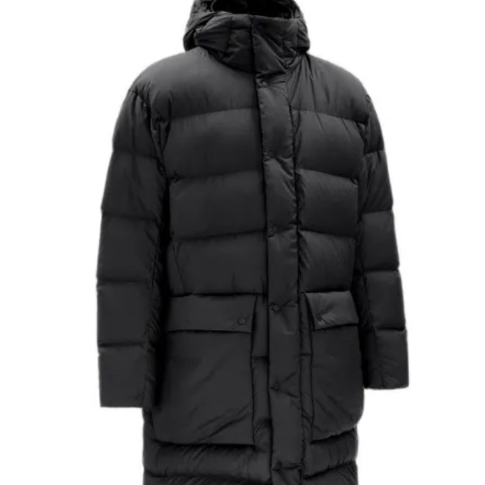 Wunder Puff Long Hooded Quilted Recycled-Softmatte™ Down Jacket